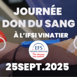 Collecte de sang à l'IFSI Vinatier 