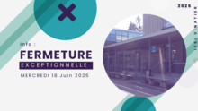 Fermeture exceptionnelle