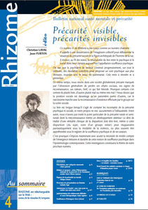 Rhizome 4 - Precarite visible precarites invisibles Mars 2001