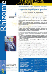 N°8 - La psychiatrie publique en questions Avr.2002