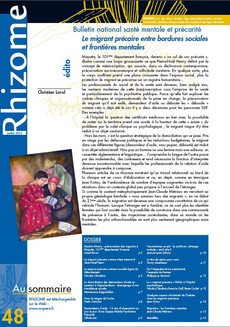 N°48 - Le migrant precaire entre bordures sociales et frontieres mentales Juill.2013