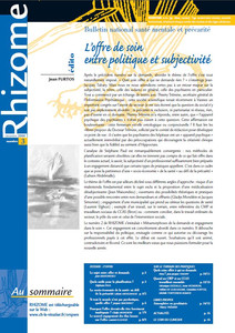 Rhizome n° 3 - L offre de soin entre politique et subjectivite Dec.2000