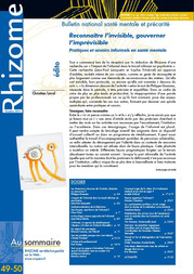 N°49-50 - Reconnaiire l invisible gouverner l imprevisible Oct.2013