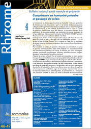 N°46-47 - Competence en humanite precaire et passage de relais Dec.2012