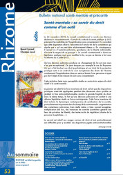 N°53 - Sante mentale  se servir du droit comme d un outil Aout 2014