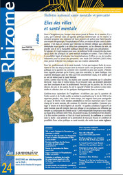 N°24 - Elus des villes et sante mentale Oct.2006