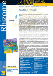 Rhizome 28 - Ruralite et Precarite Oct.2007