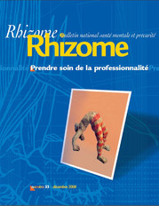 N°Cahiers Rhizome 33 - Prendre soin de la professionnalite Dec.2008