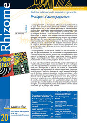 Rhizome 20 - Pratiques d accompagnement Sept.2005